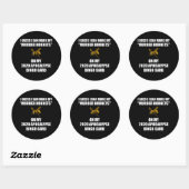 Murder Hornets 2020 Apocalypse Bingo Ronde Sticker (Vel)