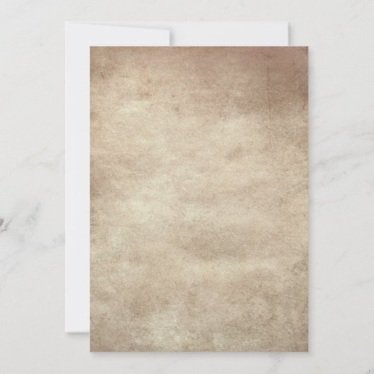 Murder Mystery Dinner Invitation Kaart (Achterkant)