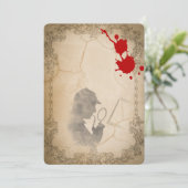 Murder Mystery roept Sjabloon op Kaart (Staand voorkant)