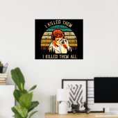 Murder Ze schreef Vintage Poster (Thuiskantoor)