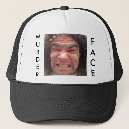 MURDERFACE Trucker Hat Trucker Pet (Voorkant)