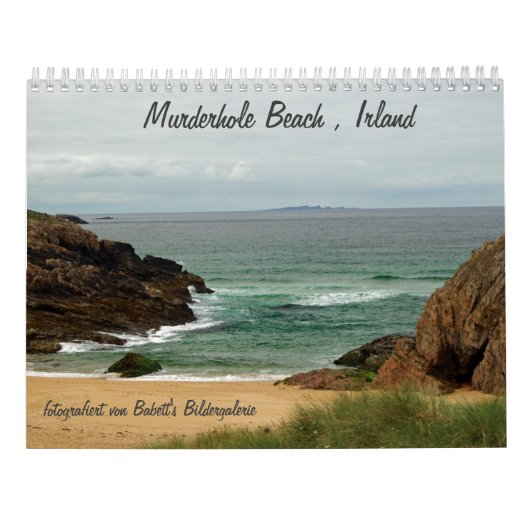Murderhole Beach, Irland Kalender (Achterkant)
