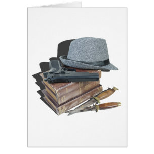 MurderMysteryBooksGunKnivesFedora042113.png