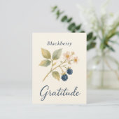 Mûre — Carte postale de gratitude (Debout devant)