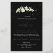 Mûre de Black + Eucalyptus Menu de mariage à 4 pla (Devant)