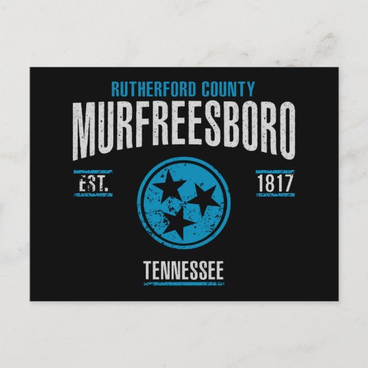 Murfreesboro Briefkaart (Voorkant)