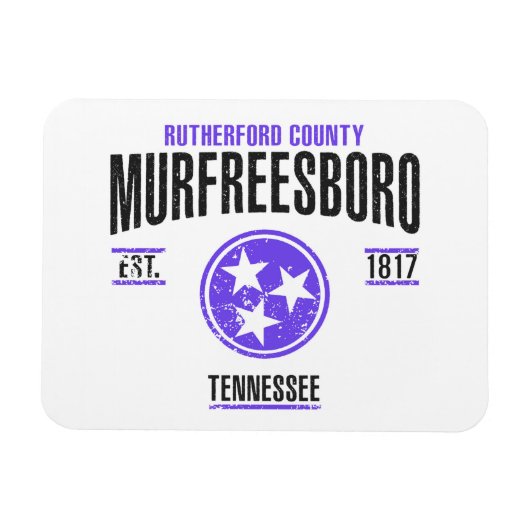 Murfreesboro Magneet (Horizontaal)