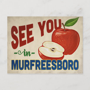 Murfreesboro Tennessee Apple - Vintage Travel Briefkaart