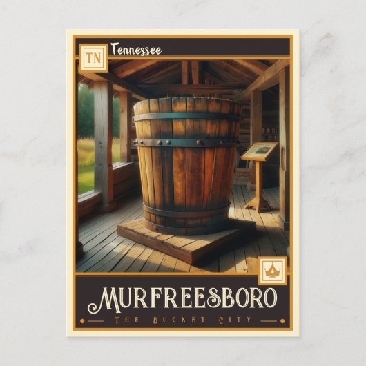 Murfreesboro, Tennessee |  Briefkaart (Voorkant)