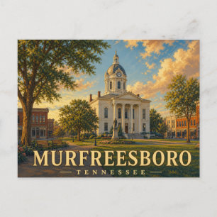 Murfreesboro Tennessee Carte Postale de Voyage Vin
