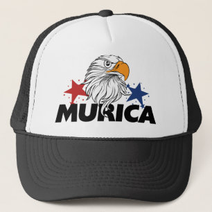 Murica bald eagle trucker pet