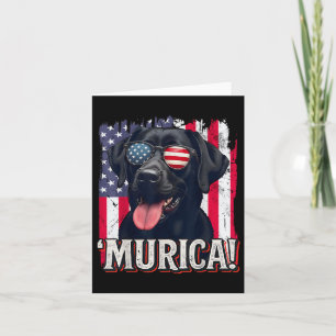 Murica Labrador Retriever 4 juli Amerikaanse FLA Kaart