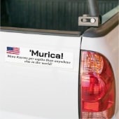 Murica...Meer Karens per Capita Bumpersticker (Op Truck)