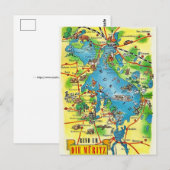 Muritz Allemagne Carte Postale Colorée (Devant / Derrière)
