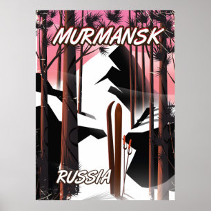 Murmansk Russische reisposter Poster