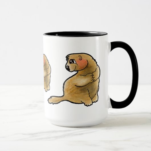 Murmeltier Tasse Mok (Rechts)