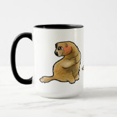 Murmeltier Tasse Mok (Links)