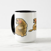 Murmeltier Tasse Mok (Voorkant links)