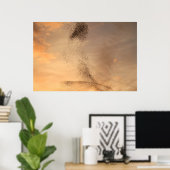 Murmuration of Starling Print (Thuiskantoor)