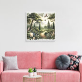 Murmures de la forêt Toile d'art mural (Insitu(Salon))