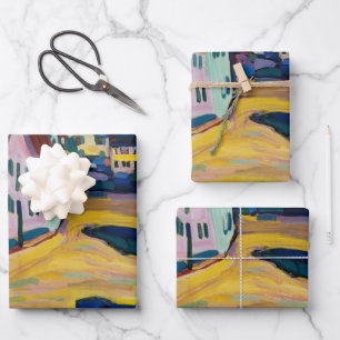 Murnau Burggrabenstrasse 1 - Wassily Kandinsky Inpakpapier Vel