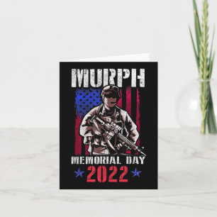 Murph 2022 Workout Challenge Amerikaanse Herdenkin Kaart