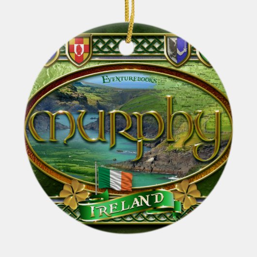 Murphy Family Banner Keramisch Ornament (Voorkant)