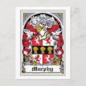 Murphy Family Crest Briefkaart (Voorkant)