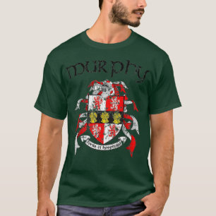 Murphy Family Crest Coat of Arms Surname Gifts T-shirt