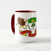 Murphy Irish Coat of Arms Shield Combo Mok (Voorkant links)