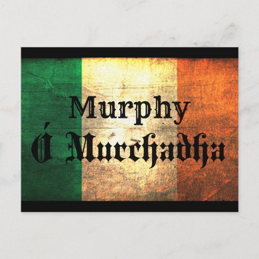 Murphy Irish Flag Briefkaart (Voorkant)