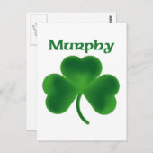 Murphy Shamrock Briefkaart (Voorkant / Achterkant)