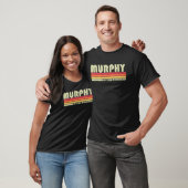 MURPHY Surname Funny Retro  80s 90s Birthda T-shirt (Unisex)