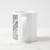 Murphy zit in het log hondenliefhebbers spel extra grote beker (Achterkant)