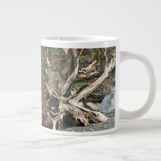 Murphy zit in het log hondenliefhebbers spel extra grote beker