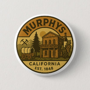 Murphy's California Embleem Ronde Button 5,7 Cm
