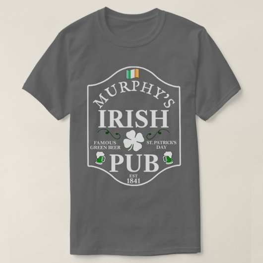 MURPHYS IRISH PUB St. T-shirt (Design voorkant)