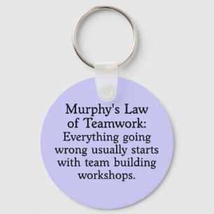 Murphy's Law for Teamwork (2) Sleutelhanger