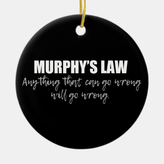 Murphy's wet keramisch ornament (Voorkant)