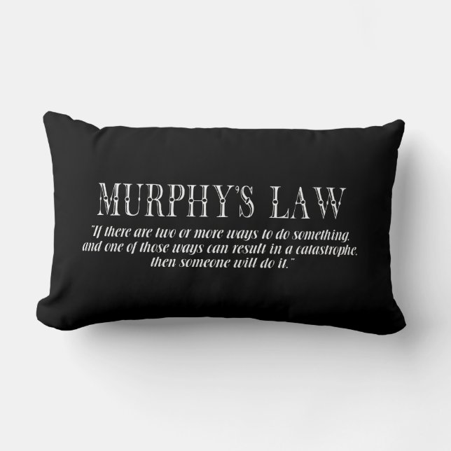 Murphy's wet kussen (Voorkant)
