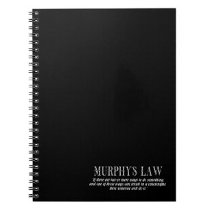Murphy's wet notitieboek