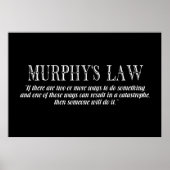 Murphy's wet poster (Voorkant)