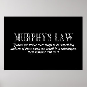 Murphy's wet poster