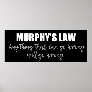 Murphy's wet poster