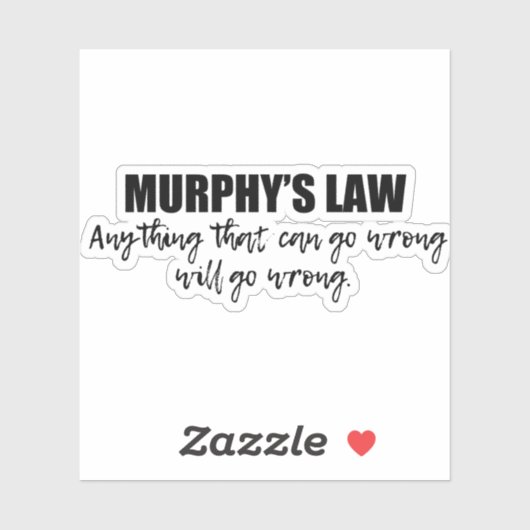 Murphy's wet sticker (Vel)