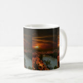 Murray Australia Sunset, Coffee Mok (Voorkant rechts)