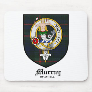 Murray Clan Crest Badge Tartan Muismat