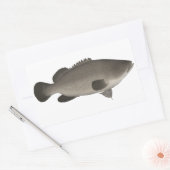 Murray Cod Rechthoekige Sticker (Envelop)