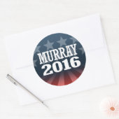 Murray - Patty Murray 2016 Ronde Sticker (Envelop)