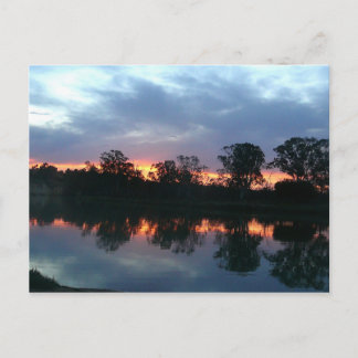 Murray River Sunset Briefkaart